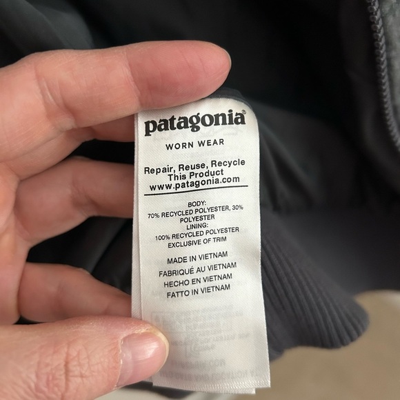 Patagonia Other Fleece Jacket Forge Grey Size Medium - Picture 4 of 6